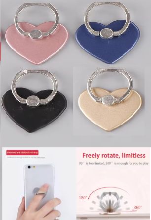 Кільце тримач для телефона Серце у формі серця Спосокетує на палець PopSocket
