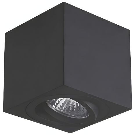 Накладной светильник VIDEX VL-SPF01-B под лампу GU10 черный дизайнерский