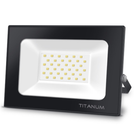 Прожектор светодиодный TITANUM 30W 6000K TLF306 220V IP65 защищенный Прожектор светодиодный TITANUM 30W 6000K TLF306 220V IP65 защищенный