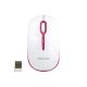 MeeTion Wireless Mouse 2.4G MT-R547 White-Red