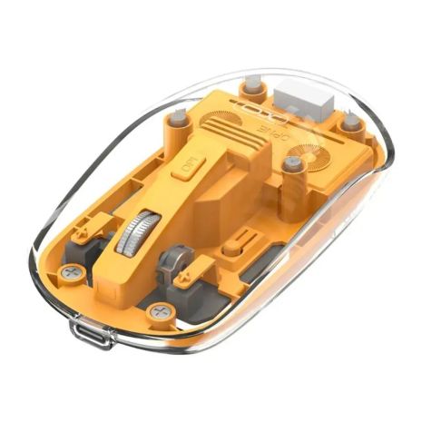 Бездротова миша XO M12 Bluetooth+2.4G, 1200DPI, 300mAh, 30h, Жовтий