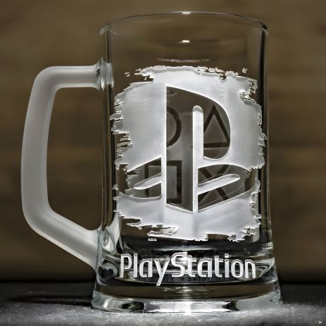 Келих пивний з гравіюванням Sony PlayStation