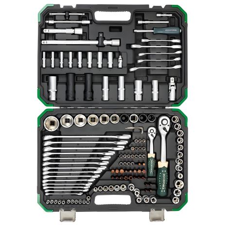 Набор инструментов ROCKFORCE Premium 125+6 пр., 1/4", 1/2" (RF-41252-5)