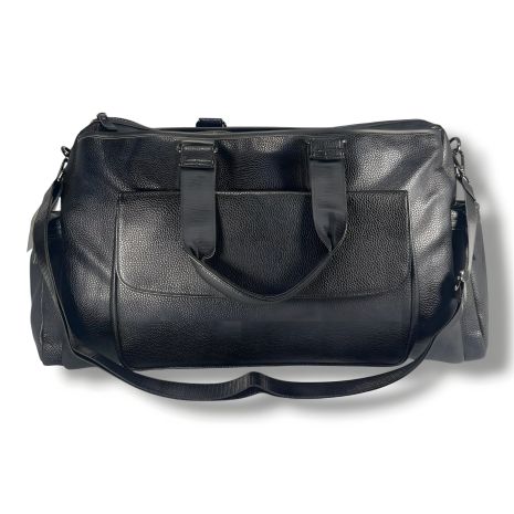 Дорожня сумка чорна, вмістка та зручна з кишенею для ноутбука