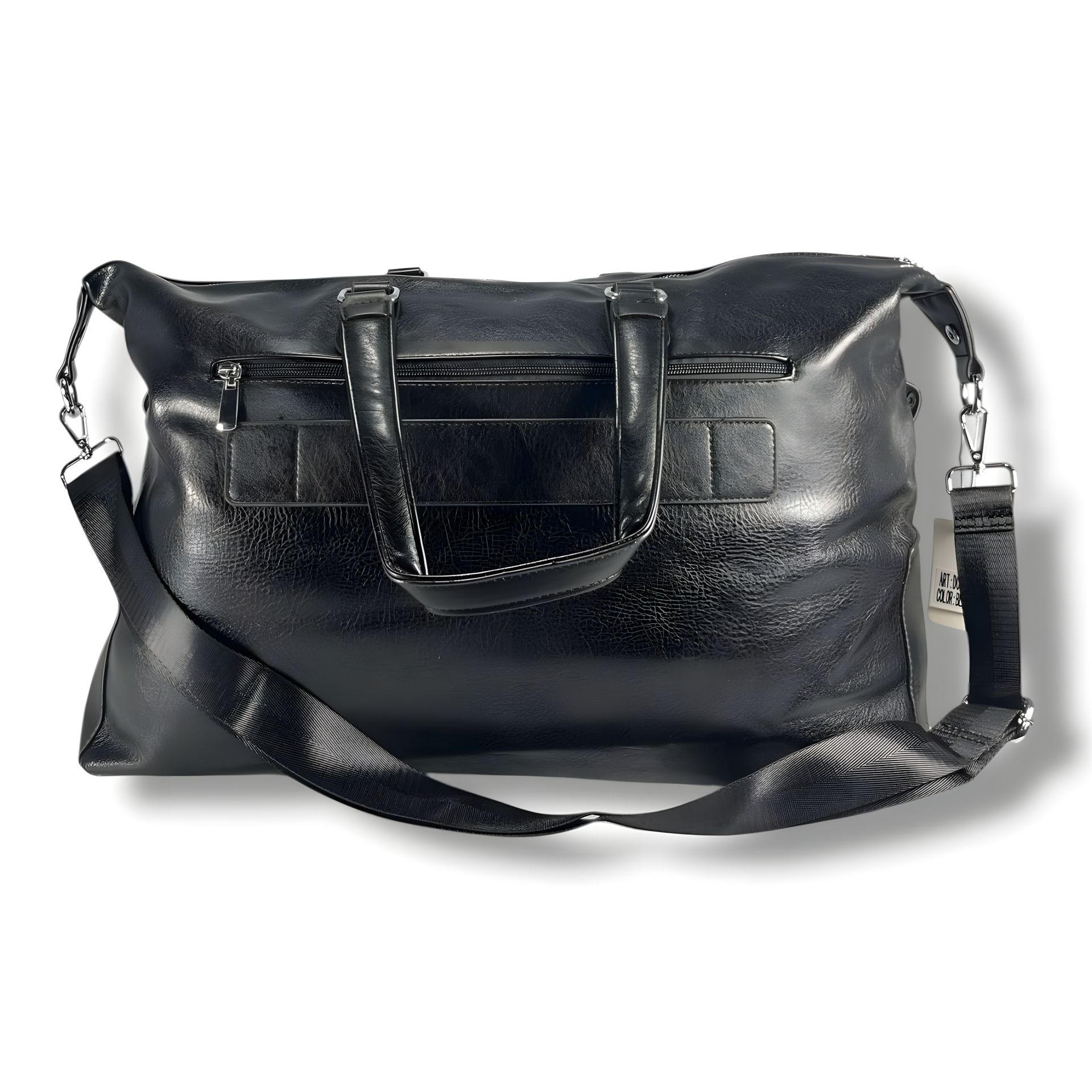 Жіноча дорожня сумка-саквояж, чорна, вмістка та зручна, 40 л Жіноча дорожня сумка-саквояж, чорна, вмістка та зручна, 40 л