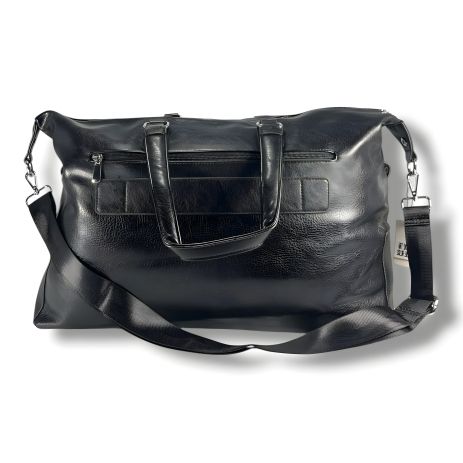 Женская дорожная сумка-саквояж, черная, вместительная и удобная, 40 л Женская дорожная сумка-саквояж, черная, вместительная и удобная, 40 л