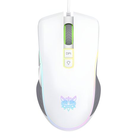 Ігрова дротова миша ONIKUMA CW908, RGB, 1200-7200DPI, USB, 1.5m, white Ігрова дротова миша ONIKUMA CW908, RGB, 1200-7200DPI, USB, 1.5m, white