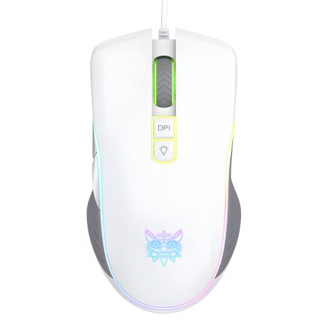 Ігрова дротова миша ONIKUMA CW908, RGB, 1200-7200DPI, USB, 1.5m, white Ігрова дротова миша ONIKUMA CW908, RGB, 1200-7200DPI, USB, 1.5m, white