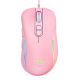 Геймерская мышь ONIKUMA CW907 RGB розовая