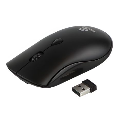 Бездротова комп'ютерна миша JEQANG JW-330, 2.4G, 1000-3200DPI, 500mAh, Чорний