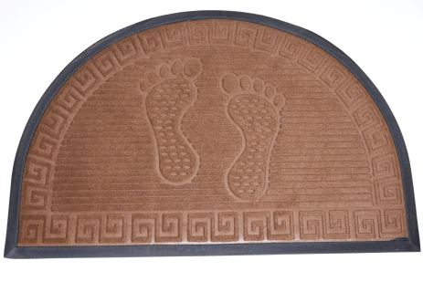 Килимок вхідний 60x90 см напівкруглий з бортом 2181/8 Килимок вхідний 60x90 см напівкруглий з бортом 2181/8