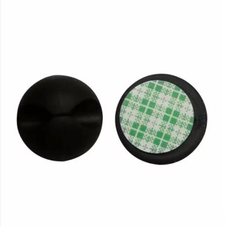 Держатель-органайзер для кабеля на скотче резиновый 15x6mm Black