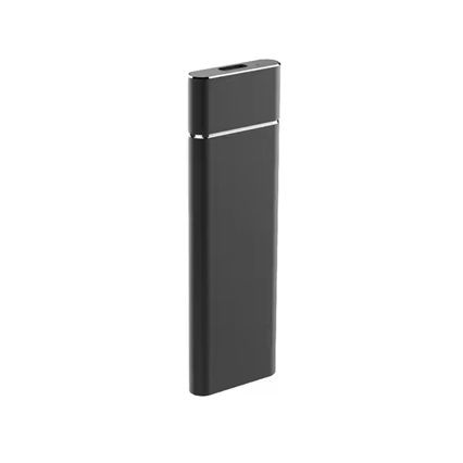 Карман для SSD T24 M.2 NGFF USB3.1 SATA 6Gbps, Type-C, Metal, Black
