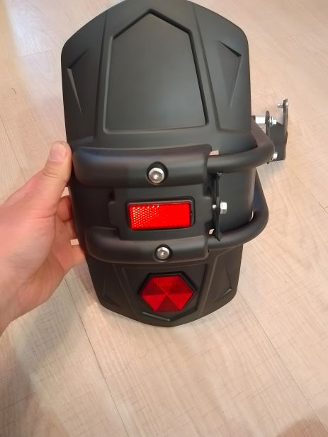 Мотовелосипедний бризковик на заднє колесо з відбивачами