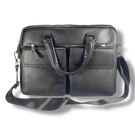 Практична сумка з відділенням для ноутбука, чорна