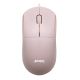Дротова миша Jedel CP89, 1000DPI, USB, 1.35m, рожева