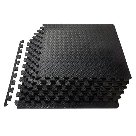 Гумова плитка пазл для підлоги (набір з 6 шт., розмір 60см * 60см * 2см) TORIN TRYZW20