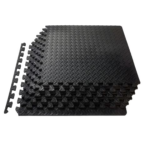 Резиновая пазловая плитка на пол (набор 6 шт. 60см*60см*2см) TORIN TRYZW20