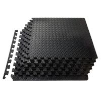 Резиновая пазловая плитка на пол (набор 6 шт. 60см*60см*2см) TORIN TRYZW20