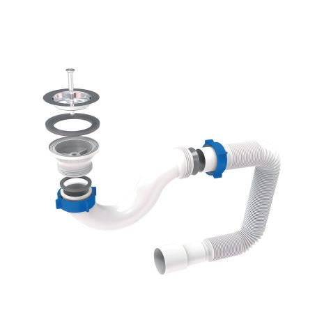 U-образний сифон для душового піддону Tau 9844820 U-образний сифон для душового піддону Tau 9844820