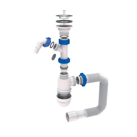Siphon для раковины под стиральной машиной Tau 9841750