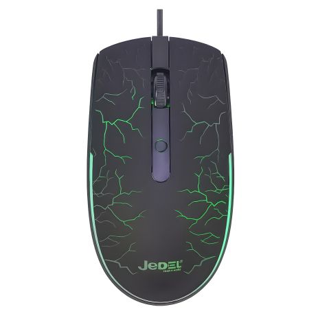 Дротова комп'ютерна миша Jedel M81, 800-1600DPI, USB, 1.2m, чорна