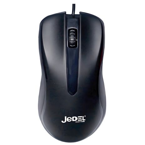 Дротова комп'ютерна миша Jedel CP71, 1000DPI, USB, 1.35m, чорна
