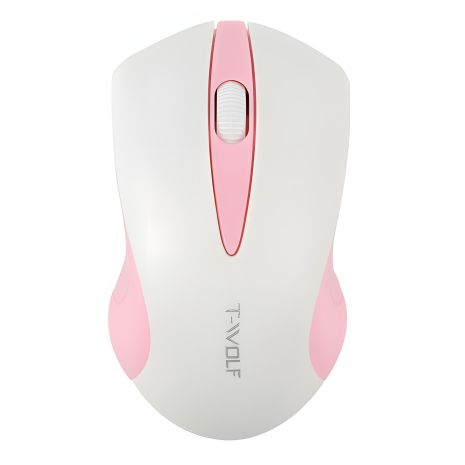 Бездротова миша TWolf Q2, 2.4G, 1000DPI, 1xAA, Білий