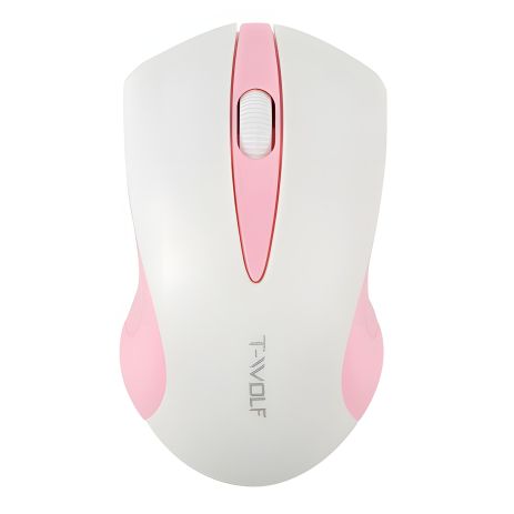 Бездротова миша TWolf Q2, 2.4G, 1000DPI, 1xAA, Білий