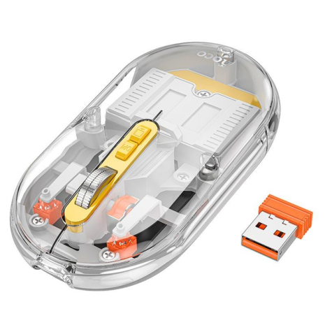 Мишка HOCO General dual-mode silent wireless mouse GM35 (battery version) | 2.4G+BT, 800-1200-1600DPI