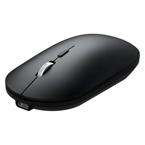 Бездротова миша TWolf X2 Rechargeable 2.4G + Bluetooth 5.0, 800-1600DPI, 500mAh, Чорний Бездротова миша TWolf X2 Rechargeable 2.4G + Bluetooth 5.0, 800-1600DPI, 500mAh, Чорний