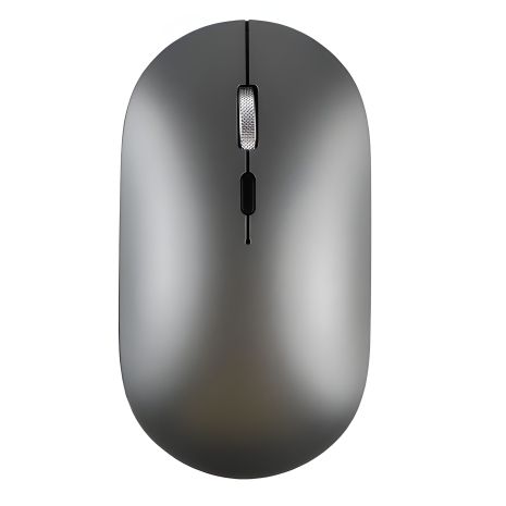 Бездротова миша TWolf X2 Rechargeable 2.4G + Bluetooth 5.0, 800-1600DPI, 500mAh, Сірий