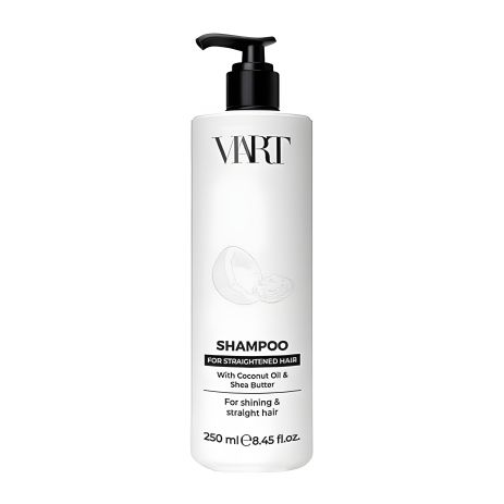 VIART Shampoo с маслом кокоса и маслом ши для блеска и разглаживания волос, 250 мл