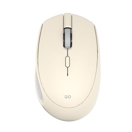 Миша Fantech W193, бездротова, Silent Click, 2.4G + BT, 800-1600DPI, 1xAA, бежева