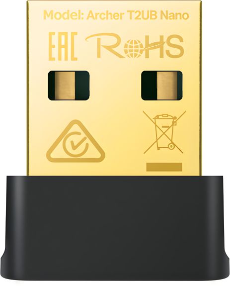 Wi-Fi адаптер TP-Link Archer T2UB Nano, BT4.2, 2.4G, 5G, USB2.0, 433mbps Wi-Fi адаптер TP-Link Archer T2UB Nano, BT4.2, 2.4G, 5G, USB2.0, 433mbps