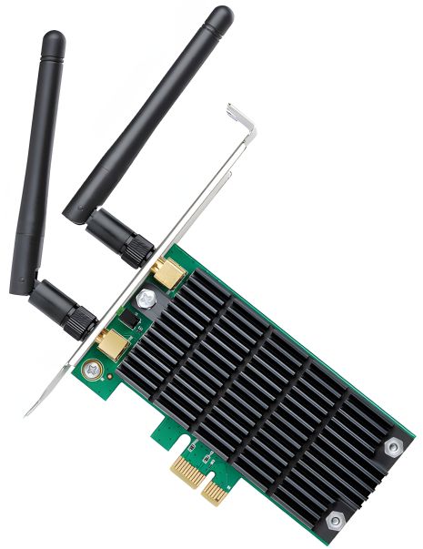 TP-Link Archer T4E USB WiFi Адаптер, 1200mbps, 2.4GHz, 5GHz, PCI-Express x1 UA UCRF