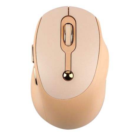 Бездротова миша TWolf Q7 2.4G, 1000-2400DPI, Молочний
