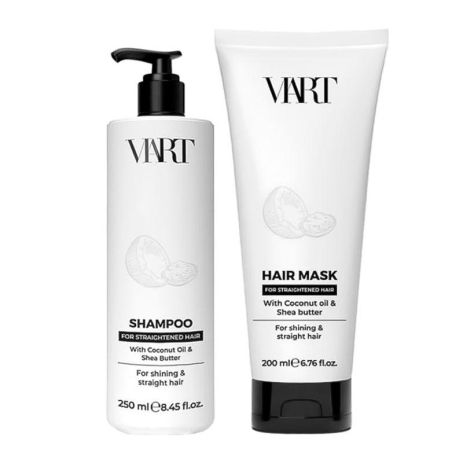 Набір VIART DUO with Coconut Oil & Shea Butter шампунь і маска для розгладжування та блиску волосся, 250/200 мл