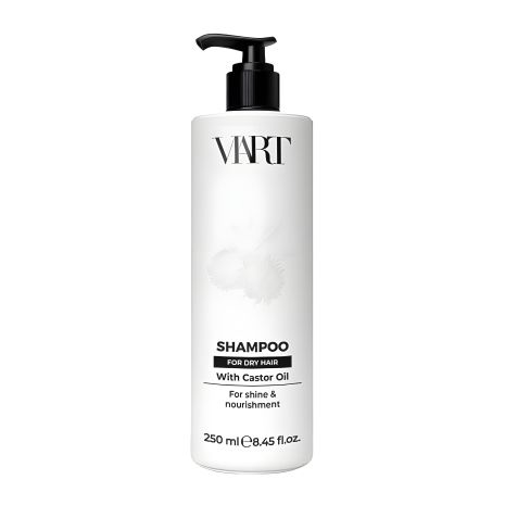 Шампунь для блиску і зволоження сухого волосся VIART Shampoo with Castor Oil, 250 мл