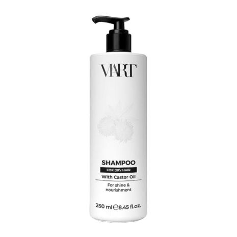 Шампунь VIART Shampoo with Castor Oil для блиску і зволоження сухого волосся, 250 мл