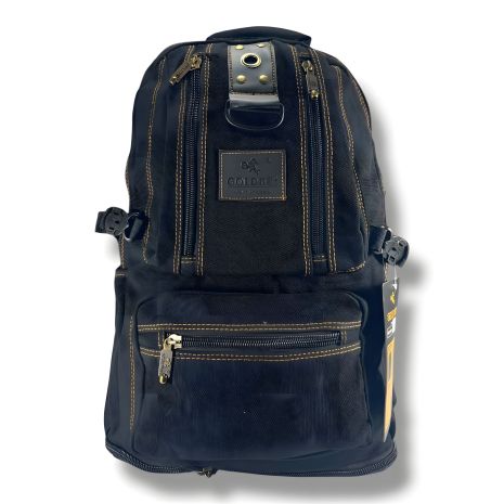 Чорний чоловічий міський рюкзак, практичний та зручний Чорний чоловічий міський рюкзак, практичний та зручний