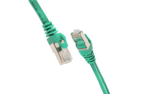 Патч-корд 2E Cat 6, S-FTP екранований, RJ45, 4Х2 27AWG, 7/0.14 Cu, 1.00 m, PVC, Green