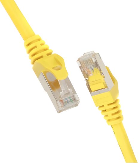 Патч-корд 2E Cat 5e, UTP, RJ45, 26AWG, 7/0.16 CCA, 1.20 м, ПВХ, Жовтий