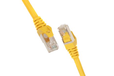 Патч-корд 2E Cat 6,S-FTP екран. фольга з обплетенням, RJ45, 4Х2 27AWG ,7/0.14 Cu, 1.50 m, PVC,Yellow