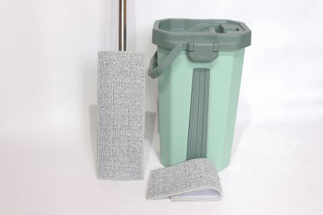 Швабра з відром та автоматичним віджимом Cleaning Expert 2407/ turquoise