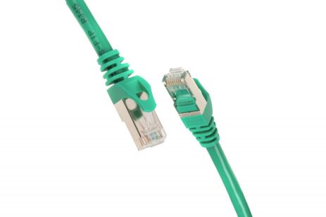 Патч-корд 2E Cat 6, S-FTP екран. фольга з обплетенням, RJ45, 4Х2 27AWG, 7/0.14 Cu, 1.50 m, PVC, Green