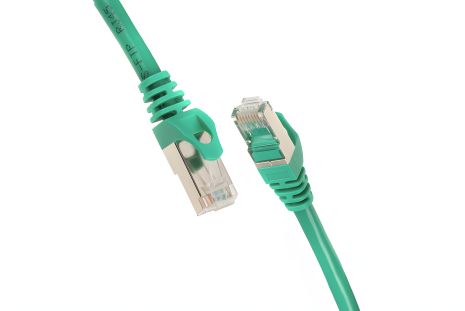 Патч-корд 2E Cat 6, S-FTP екранований, RJ45, 4Х2 27AWG, 7/0.14 Cu, 1.50 m, PVC, Зелений