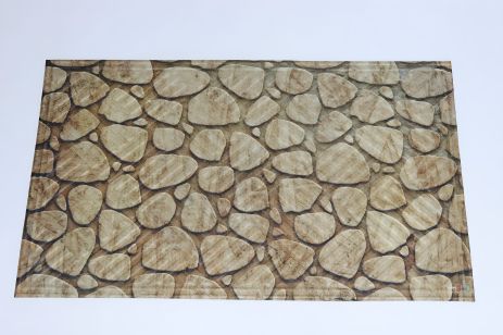 Входной коврик 45x75 см на резиновой основе с принтом Artimat K-602-83