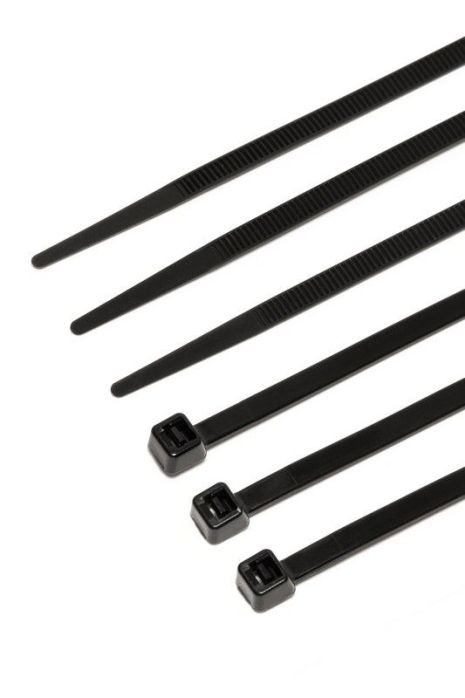 Хомут нейлоновий 7.6х500 мм 50 шт чорний MASTERTOOL 20-1869
