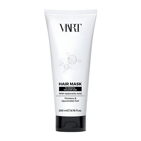 Hair Mask VIART з гіалуроновою кислотою для відновлення і об'єму тонкого волосся, 200 мл Hair Mask VIART з гіалуроновою кислотою для відновлення і об'єму тонкого волосся, 200 мл